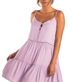 BEACHLIFE Zomerjurk Met Dunne Bandjes Lavendula