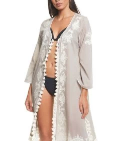 Geborduurde Strand Tuniek Complementos