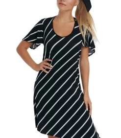 Asymmetrische Zomerjurk Met Korte Mouwen Rhodes